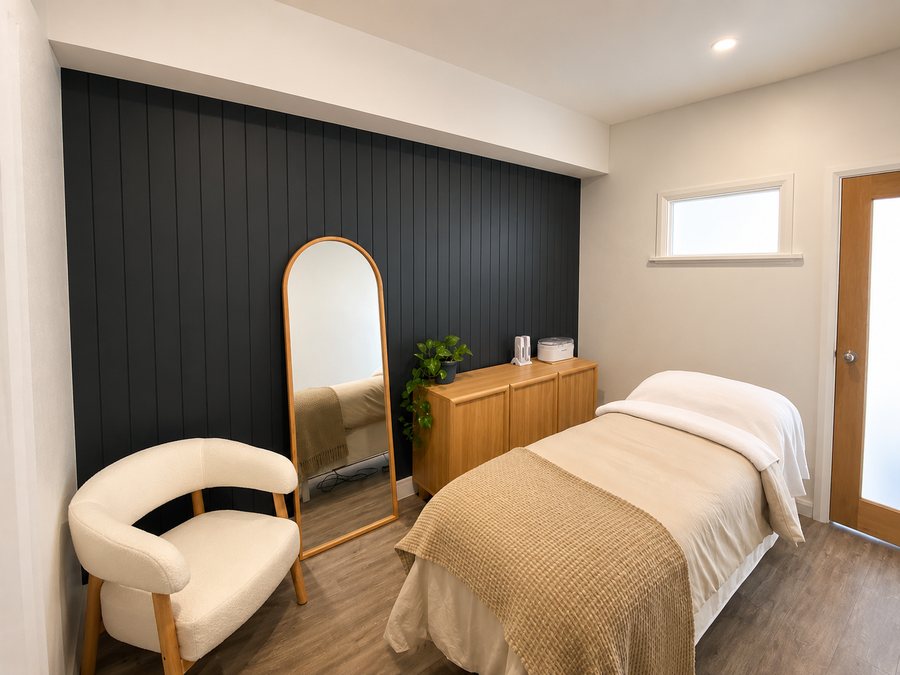 Facial treatment room at Southwest Beauty Co., Margaret River